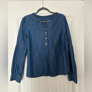 Talbots Denim Blouse